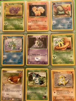 90 Vintage Pokémon Cards NM to LP (Bundle #43)
