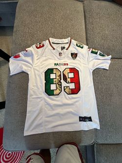 WHITE MEXICO RAIDERS JERSEY FOR SALE ($100)