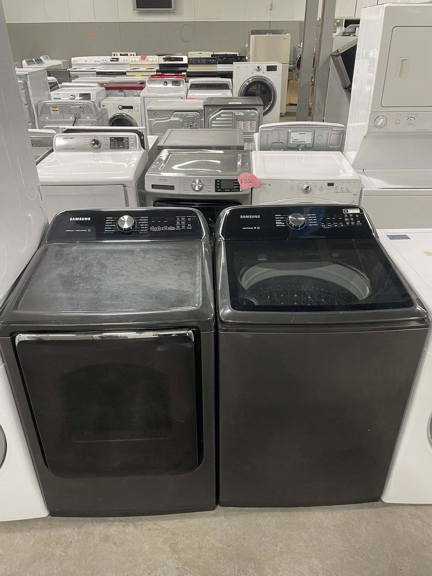 Samsung Top Load Washer and Dryer Unit