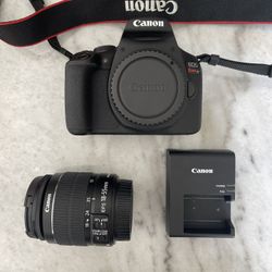 Canon EOS Rebel T7 Kit w/ 18-55mm Lens - PERFECT Condition! Charger + Bag Camera