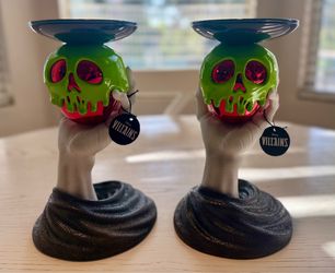 Halloween Decor- Bath & Body Works Disney Villains Evil Queen Poison Apple Candle Pedestal