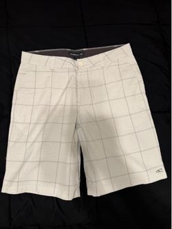 O’Neill Men’s Plaid Shorts Size 34 – Excellent Condition