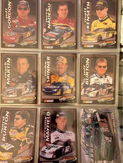 2001 NASCAR Gatorade Front Runner Award Trading Cards