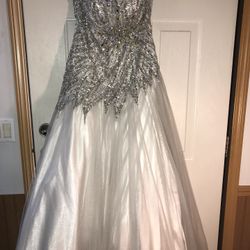 Size 6 pageant or prom dress worn once