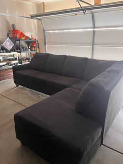 Dark gray sectional