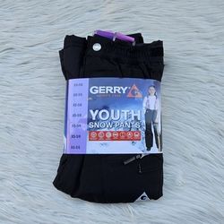 Gerry Girls' Performance Snow Pants with Removable Suspenders Ski Pants XS