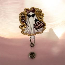 New BooJee Ghost Retractable ID Badge holder