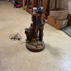Old Cowboy Lamp