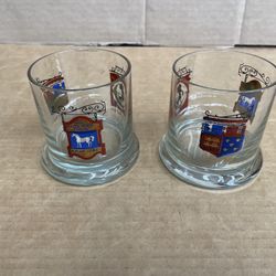 Vintage Whitehorse Pub Glasses 