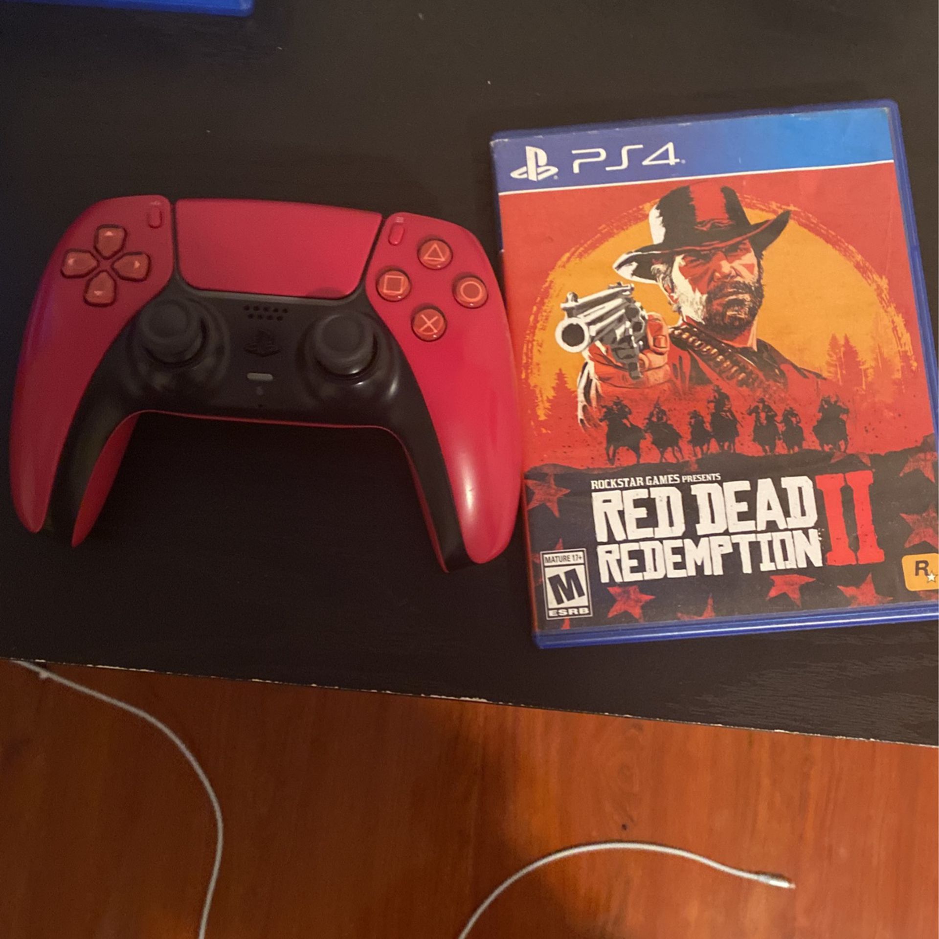 Selling Ps5 Controller And Ps Game (red Dead Redemption