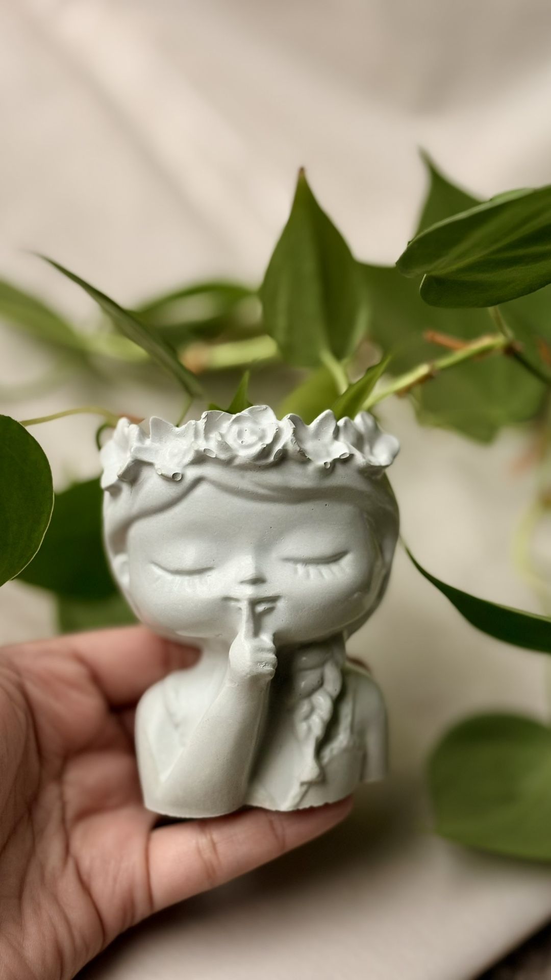 Girl Flower Pot