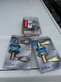 Door Lever Handle Set Lot of 3