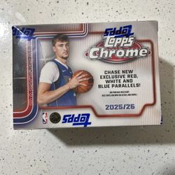 2025/26 Topps Chrome Basketball Blaster