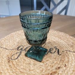 Colony Park Lane Blue Glass Goblet