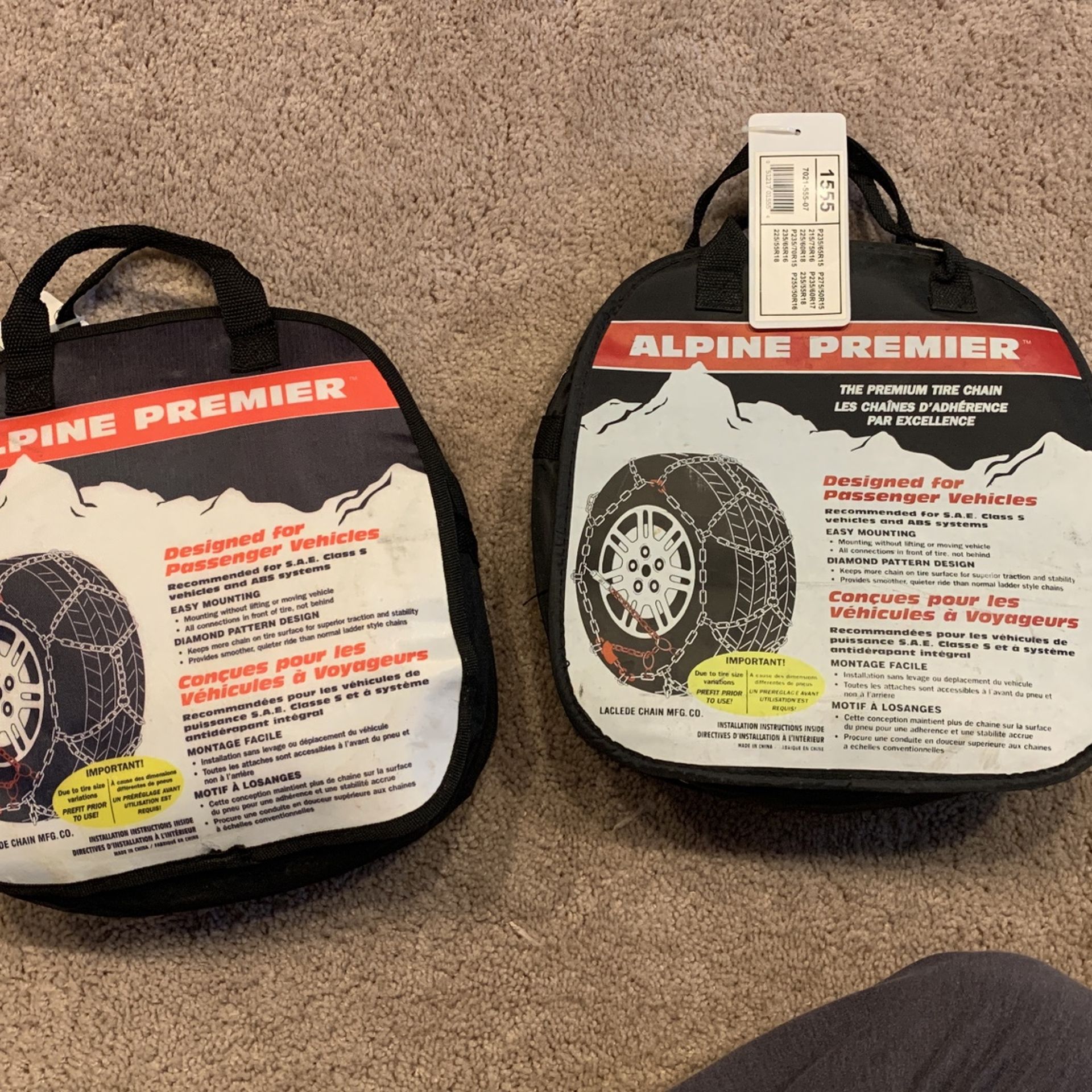 Alpine Premier Tire Chains