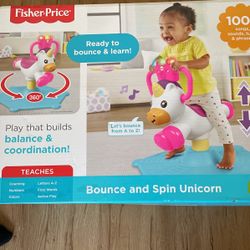 Fisher price: Bounce And Spin Unicorn