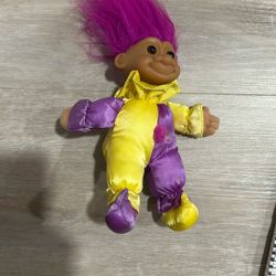 Vintage Russ Troll Clown Doll