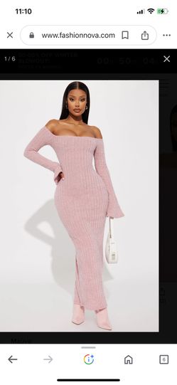 Fashion Nova Sweater Maxi Dress