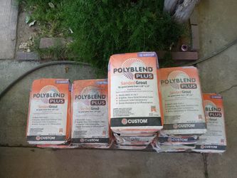 25 LBS. SANDED GROUT ($12 each)