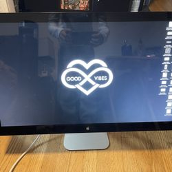 ** (2) Apple 27 inch Monitor In Good Working Condition **