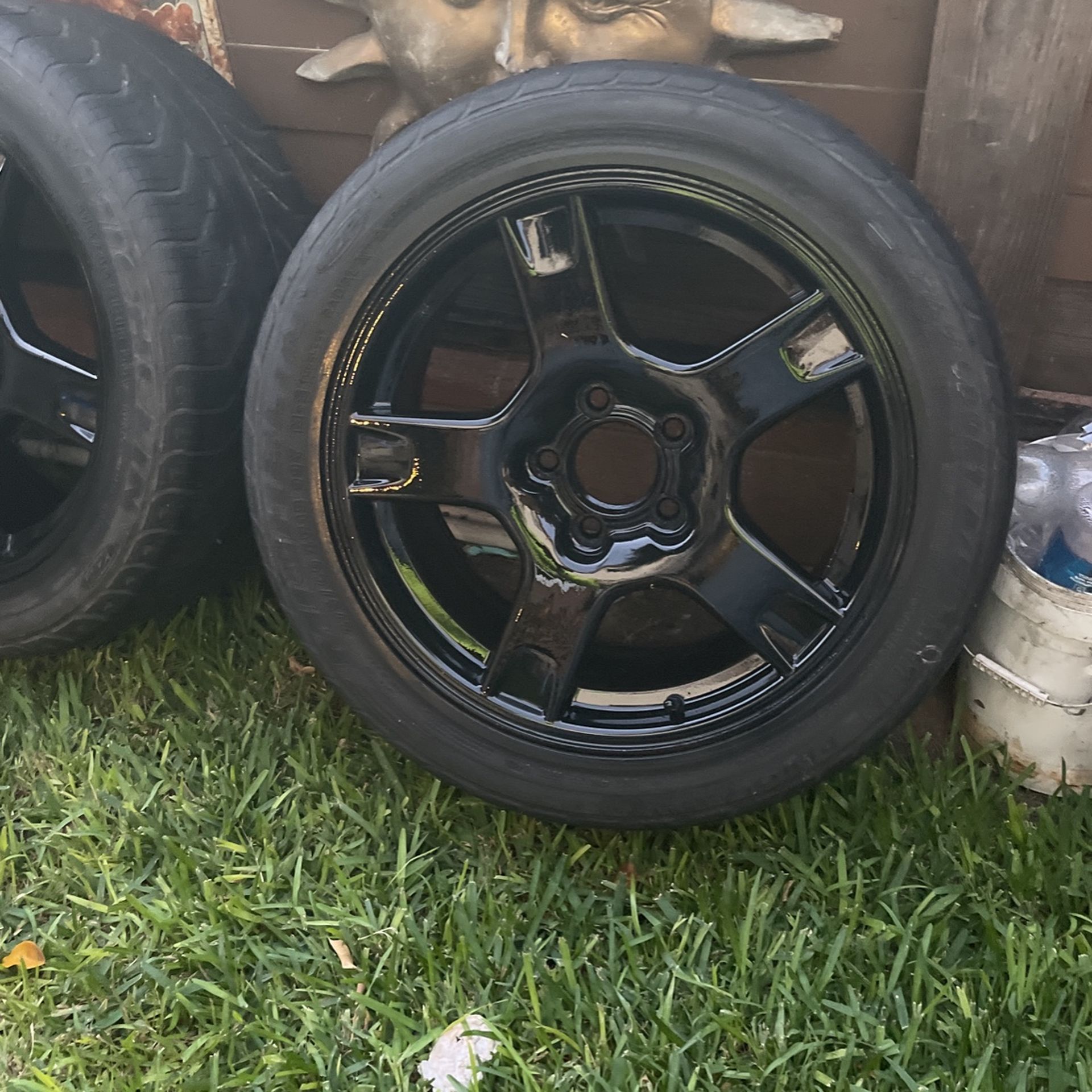1998 Chevy Corvette Wheels In Good Condition But Tires Not To Good