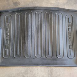 2013-2017 Subaru Crosstrek Rear Black Cargo Tray Mat Liner OEM J501SFJ700