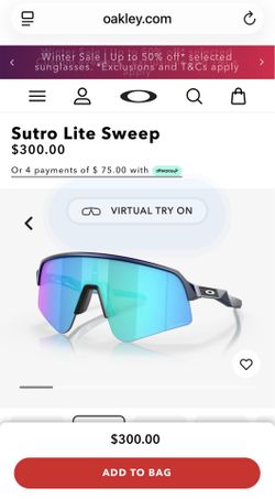 Oakley Sutro Lite Prizm Sapphire Lenses
