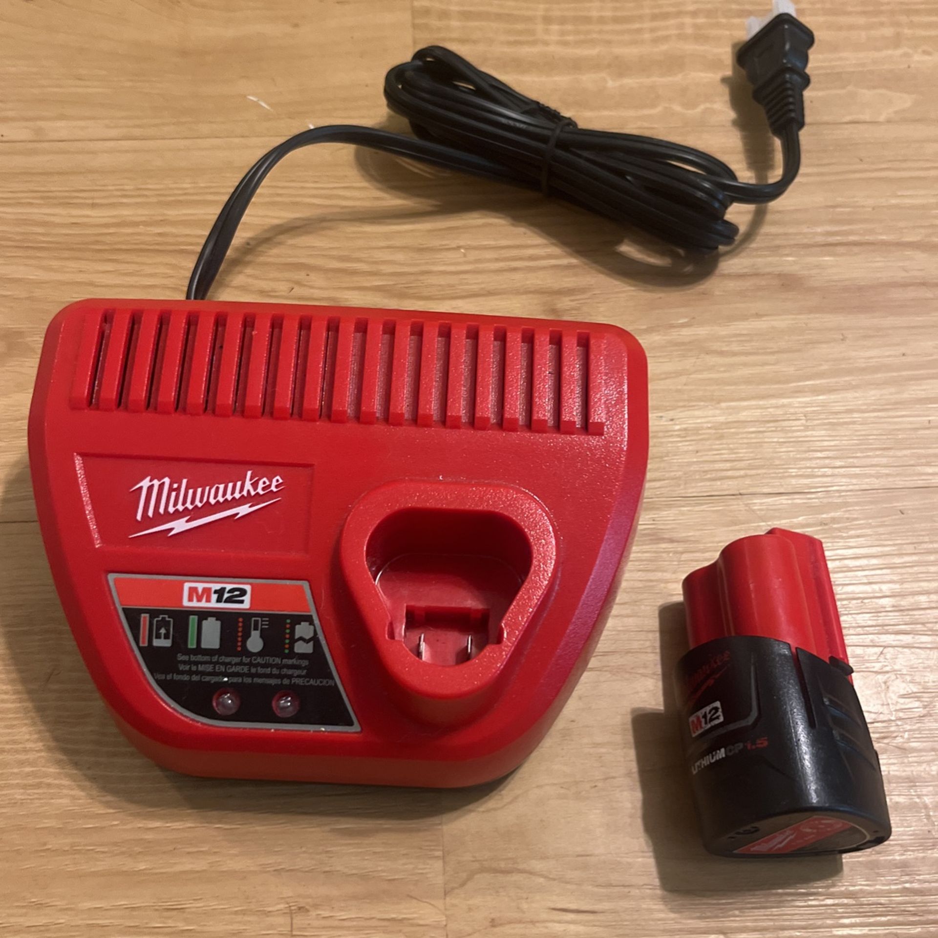 Milwaukee M12 Battery And Charger