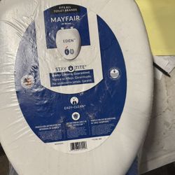 Two New Mayfair Eden Elongated Padded Toilet Seats