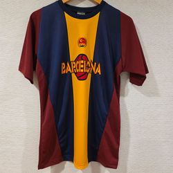 Barcelona Soccer Jersey Shirt Mens Size S Multicolored Football Shirt