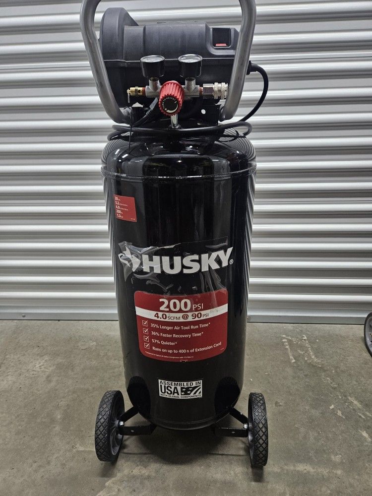 Husky 20 gallons 200psi air compressor