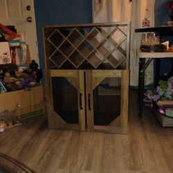 Wood Wine Rack 