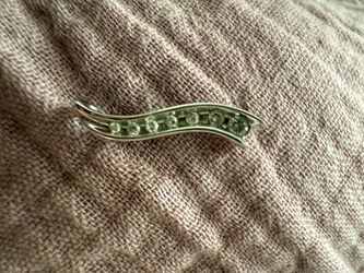 Natural Diamond 10k gold pendant by SUN