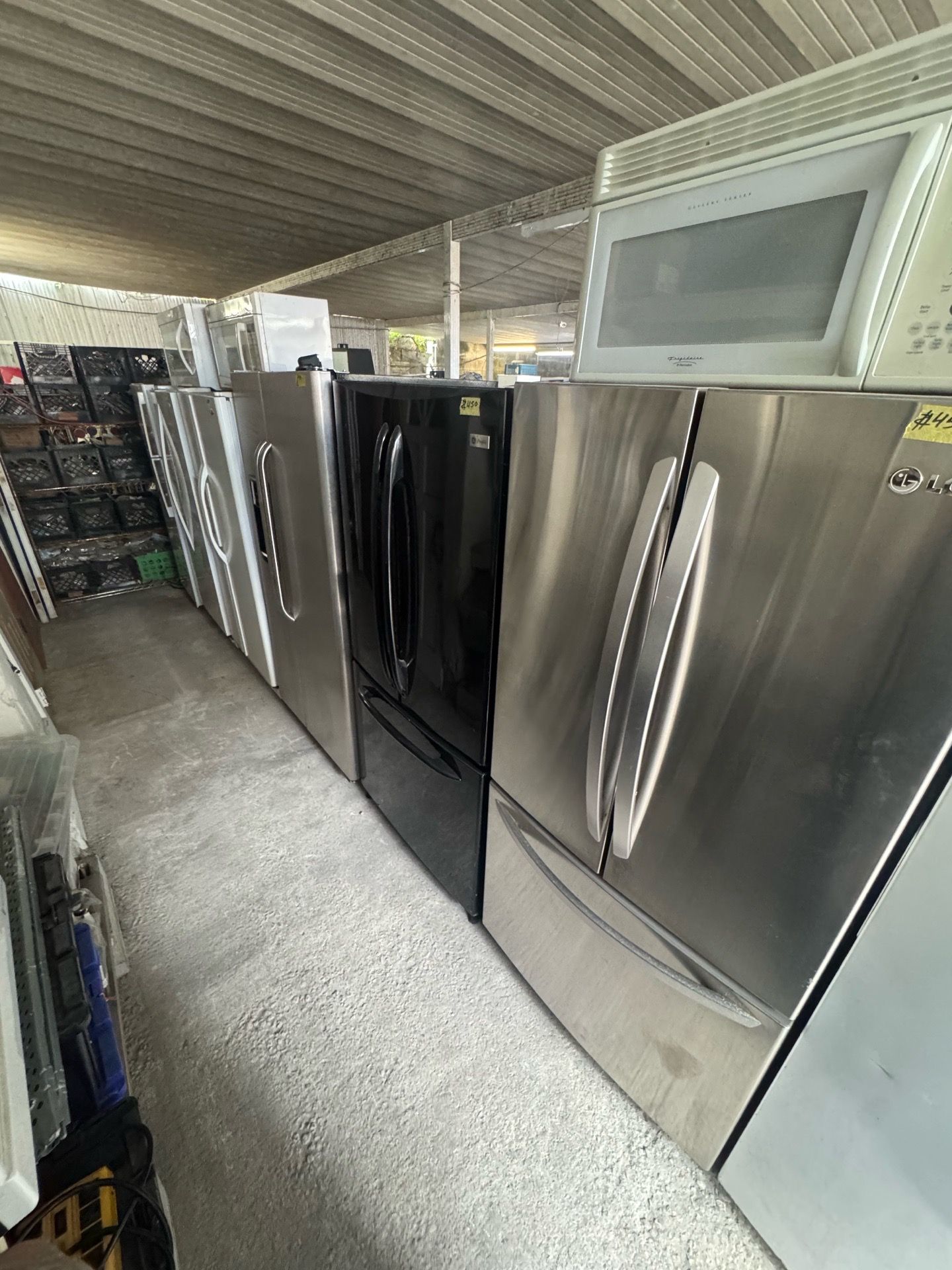Refrigerators different prices