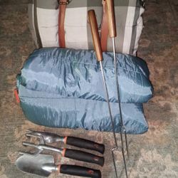 Two, Like New Sleeping Bags (1 cold-weather by Hearth&Hand/1 warm-weather by Ozark)