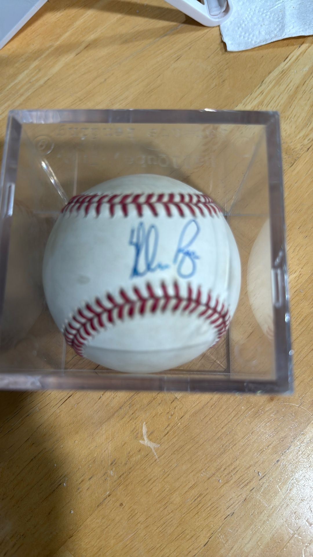 Nolan Rayon Baseball Signed Autograph