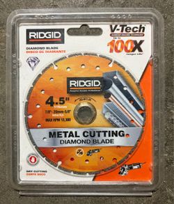 RIDGID 4.5" Metal Cutting Diamond Blade