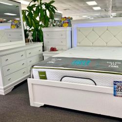 Brand New Bedroom Set- Shop Now Pay Later- FREE MATTRESS AND BOX SPRING INCLUDED.