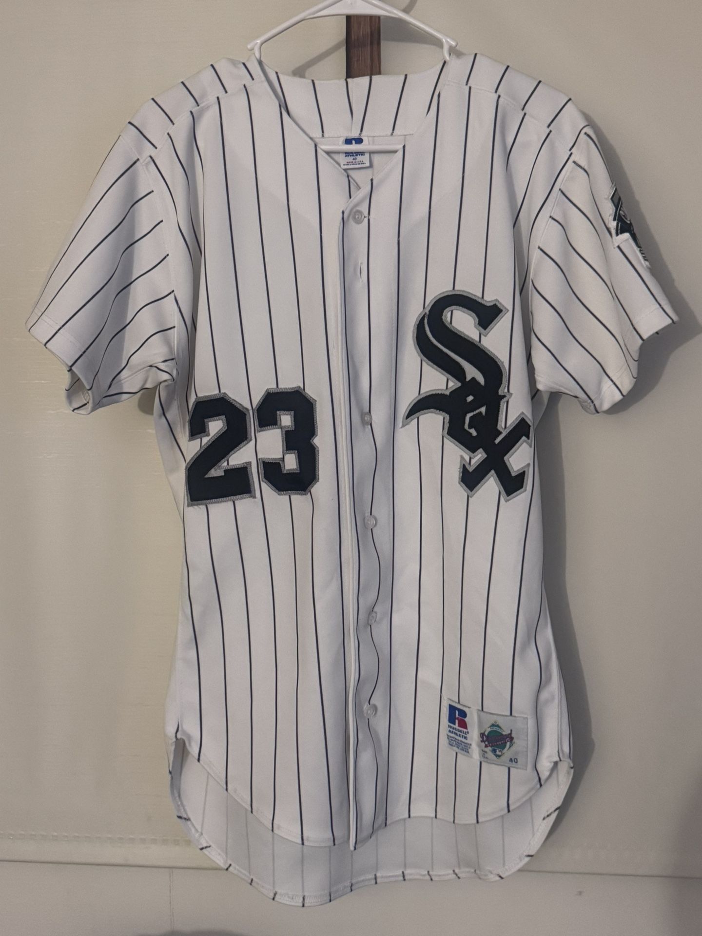 Vintage Russell White Sox Robin Ventura Jersey - Main Image