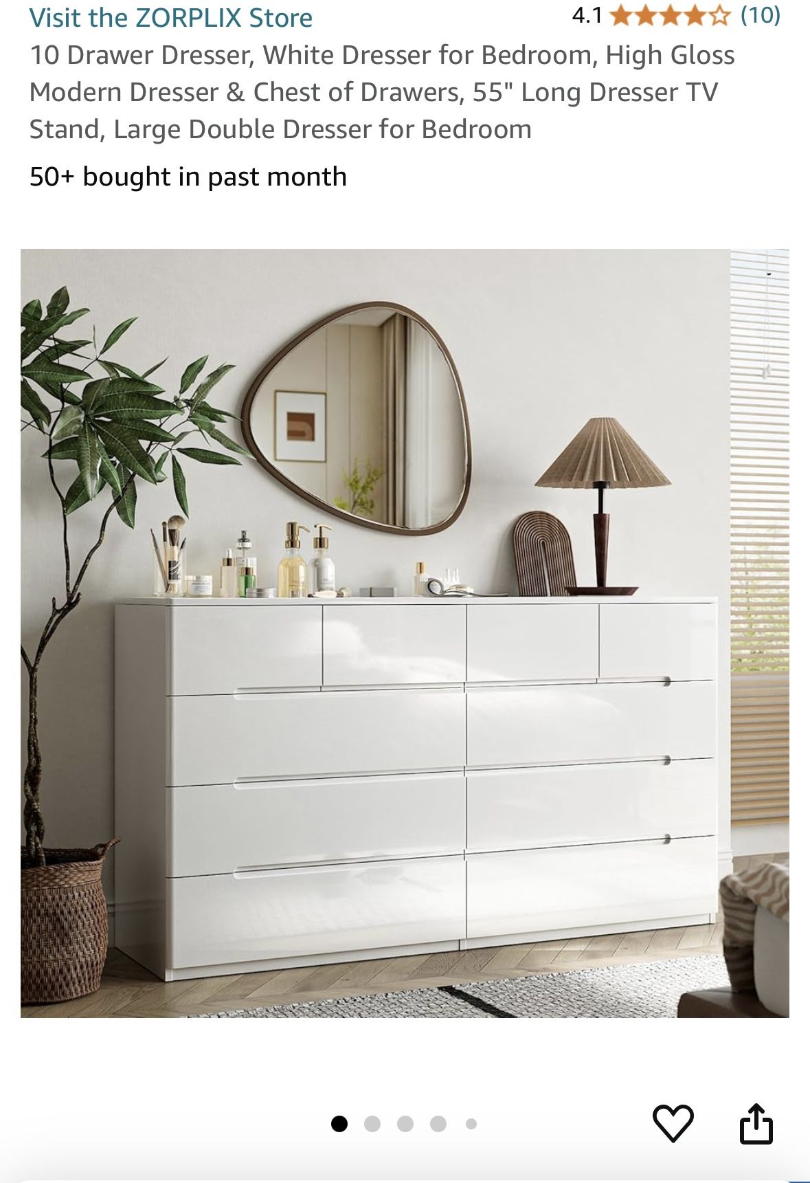 ikea white three drawer dresser Lily 3 Drawer Dresser with Interlocking Drawers