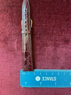 GENUINE BESPOKE ALLIGATOR WATCH STRAP