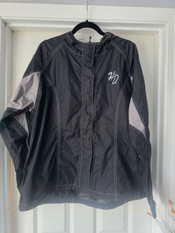 NWT Women’s Harley-Davidson Reflective Waterproof Rain Suit (Jacket & Pants) - 2xl