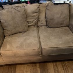 Tan Loveseat 