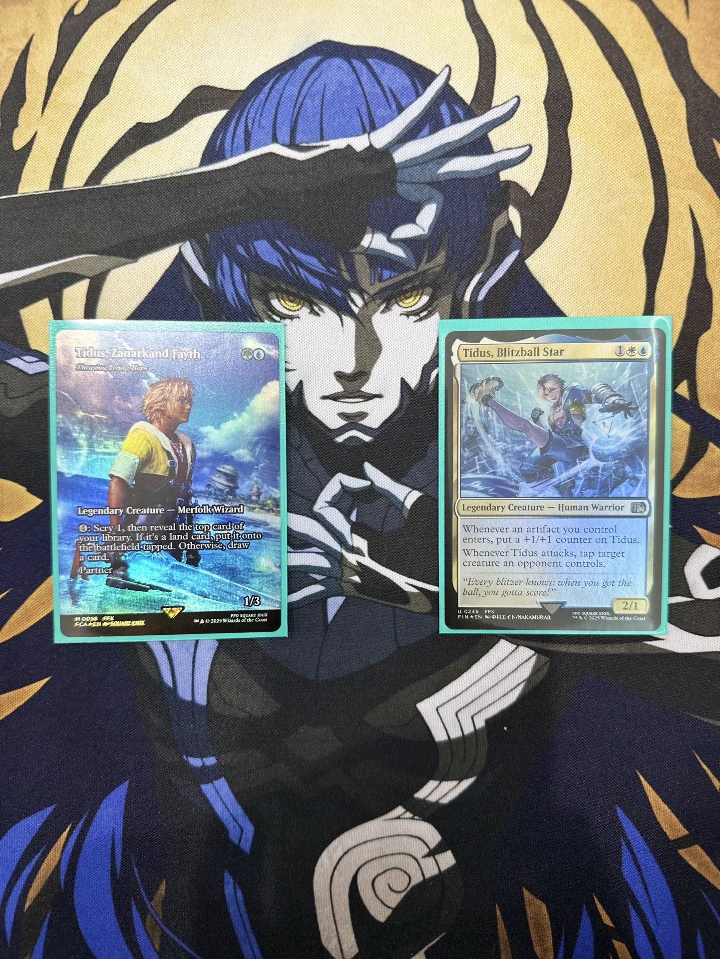 Magic the Gathering Final Fantasy Tidus, Zanarkand Fayth Foil