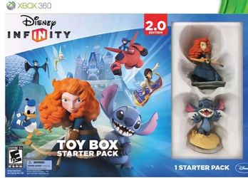Disney Infinity 2.0 Toy Box Starter Pack – Xbox 360 (Figures Included)