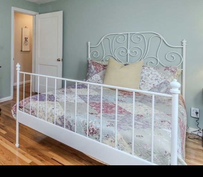 Full Size White Bed Frame