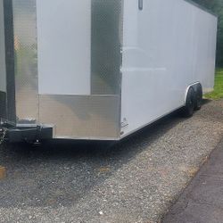 2025 24x8.5 X 7ft High Titanium Enclosed Car Hauler 