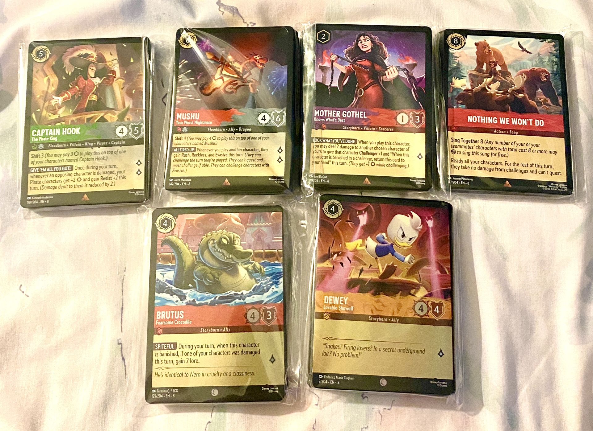 Disney Lorcana- Reign Of Jafar- Rare And Foil Cards