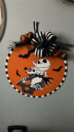 Jack Skellington Door Decor