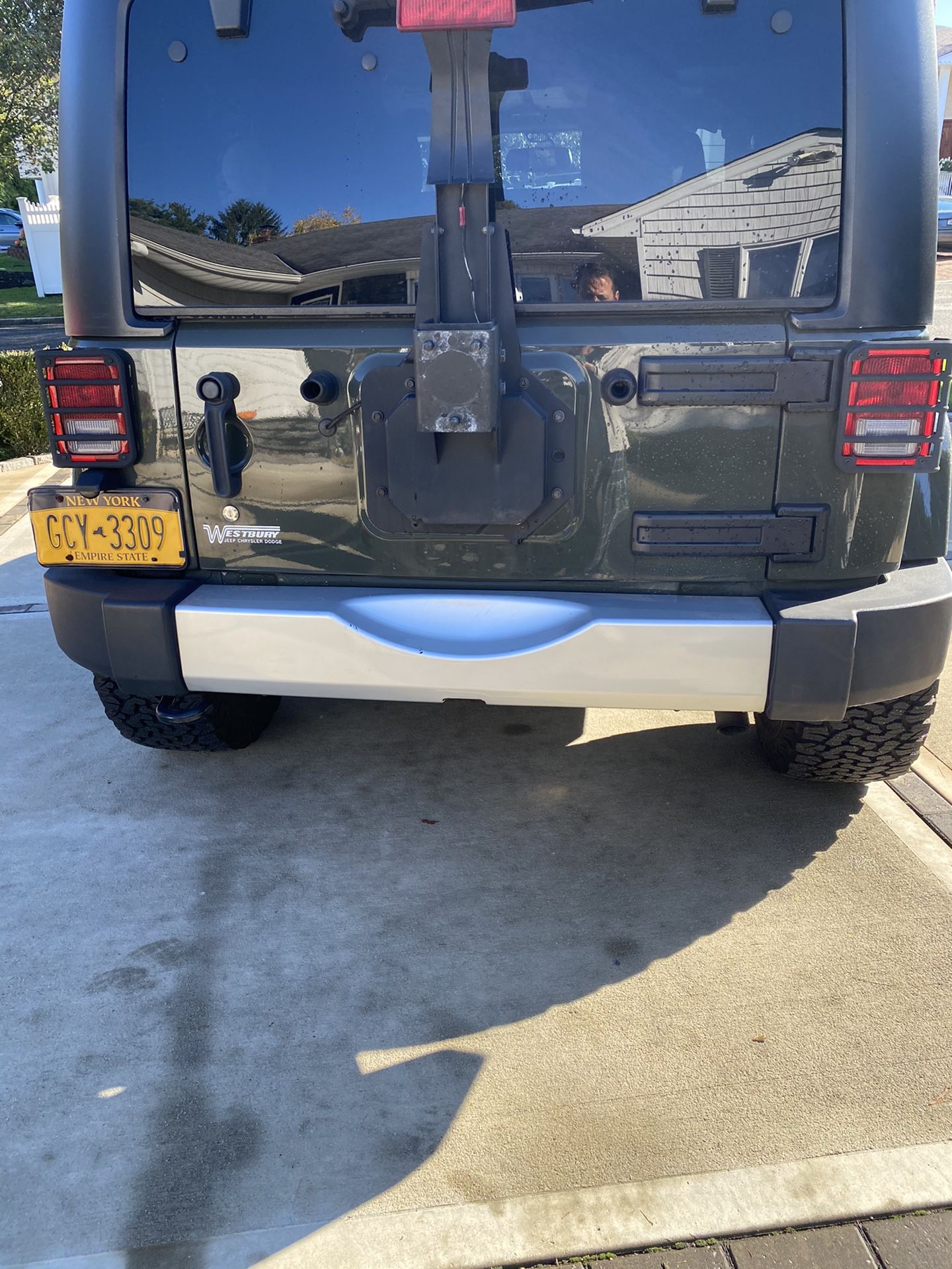 2007 thru 2018 Jeep Wrangler Rear Bumper